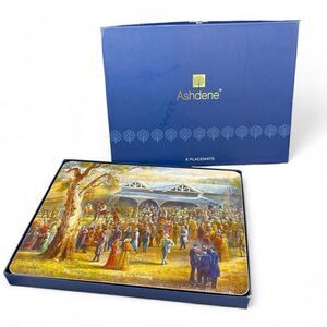 Vintage Artist Almar Zaadstra Early Australian Settlers Cork Hardboard Placemats